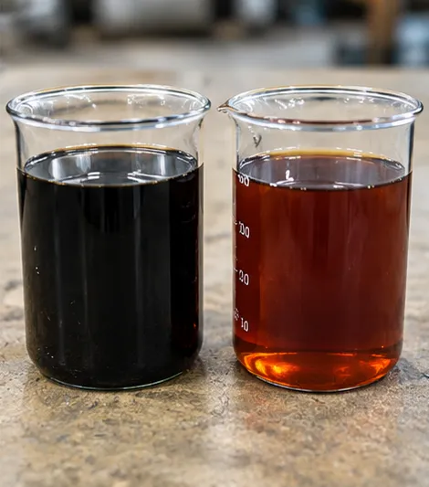 Recycled Lube Oil sample